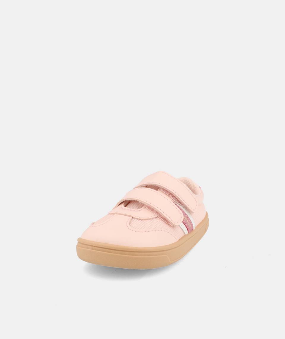 Zapatillas de lona que respetan los pies de los niños - Blanditos Mélon Azul Marino 