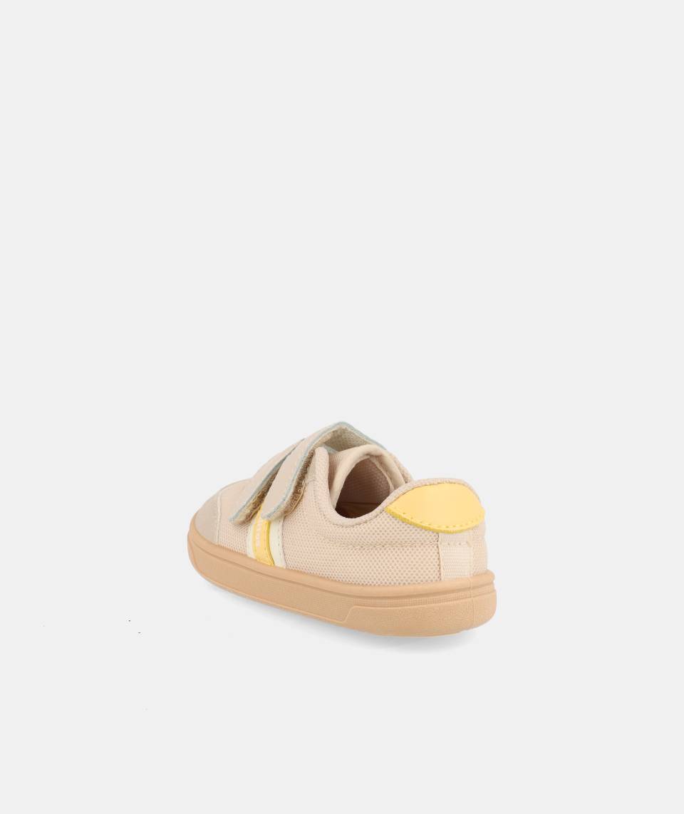 Zapatillas de lona que respetan los pies de los niños - Blanditos Mélon Azul Marino 