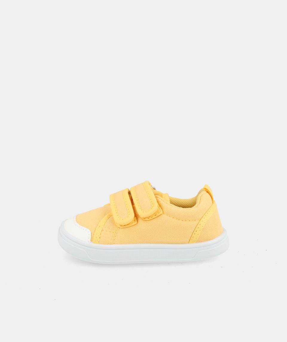 Zapatillas de lona que respetan los pies de los niños - Blanditos Mélon Azul Marino 