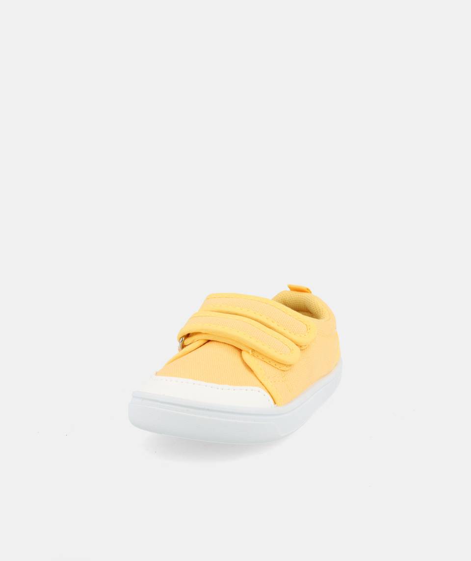 Zapatillas de lona que respetan los pies de los niños - Blanditos Mélon Azul Marino 