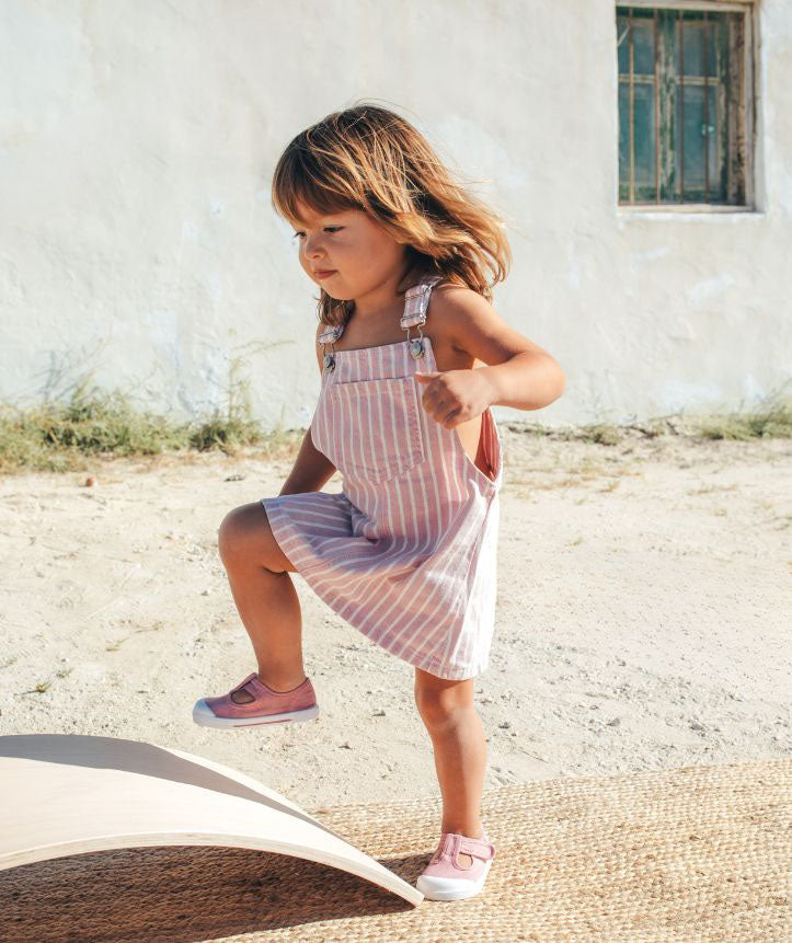 Zapatillas deportivas para niños - Igor Suede Pink