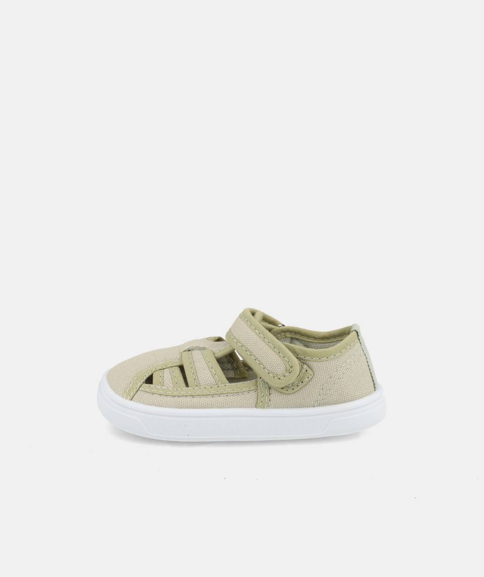 Blanditos by Crio's Ténis de Lona Barefoot - Blanditos Molly Kaki MOLLY_KAKI26V-1