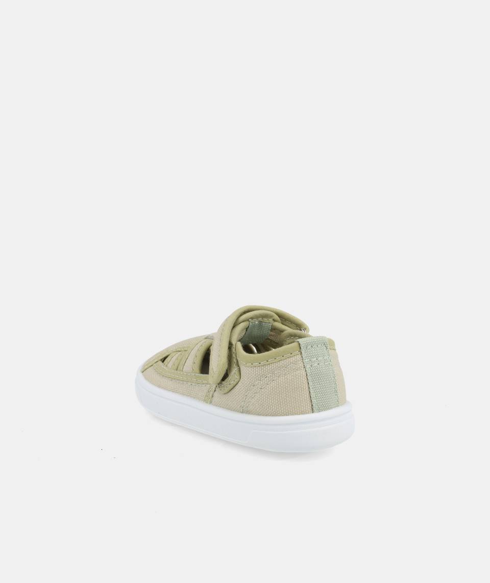 Blanditos by Crio's Ténis de Lona Barefoot - Blanditos Molly MOLLY_KAKI26V-2
