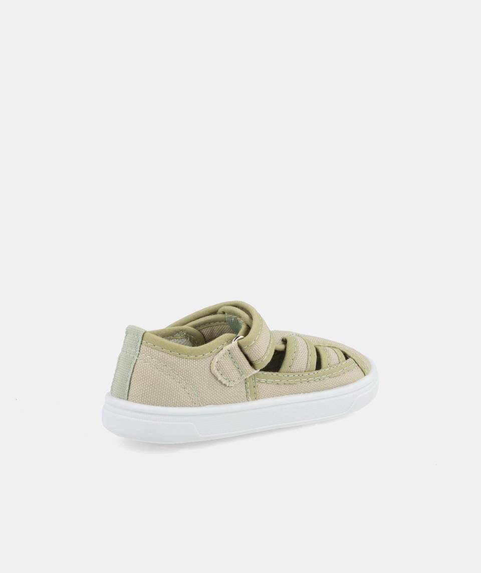 Blanditos by Crio's Ténis de Lona Barefoot - Blanditos Molly MOLLY_KAKI26V-3