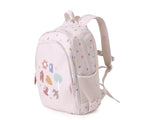 Mochila mediana con llavero geométrico de naturaleza