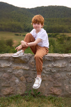 Zapatillas deportivas para niños Barefoot - Muris Nuuk Junior Taupe 