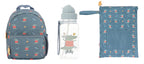 Conjunto Preescolar Mochila + Bolsa Impermeable + Botella de Agua - Tutete Croc
