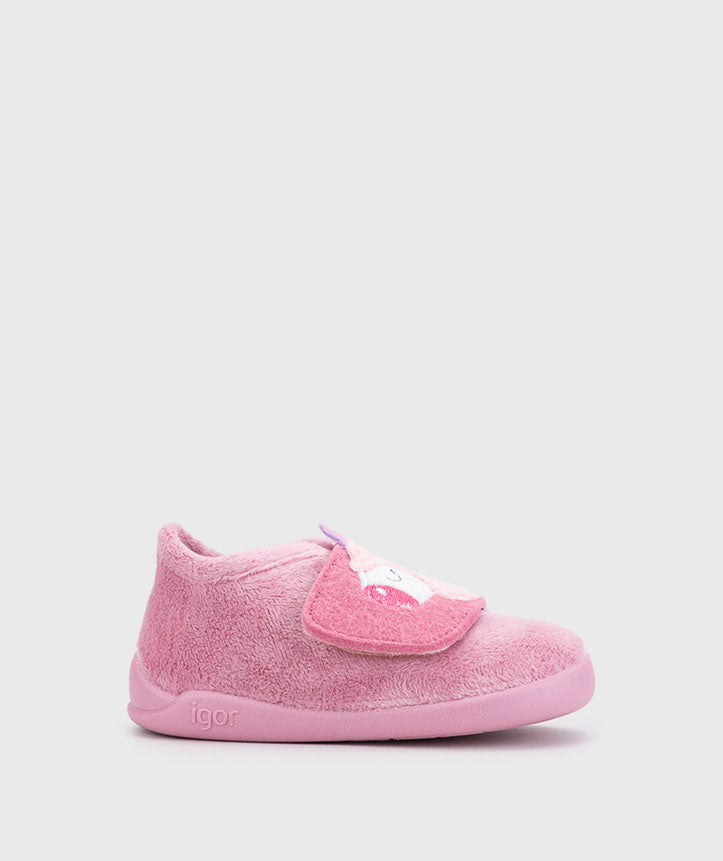Zapatillas que respetan los pies de los niños - Igor Homie Unicornio Rosa