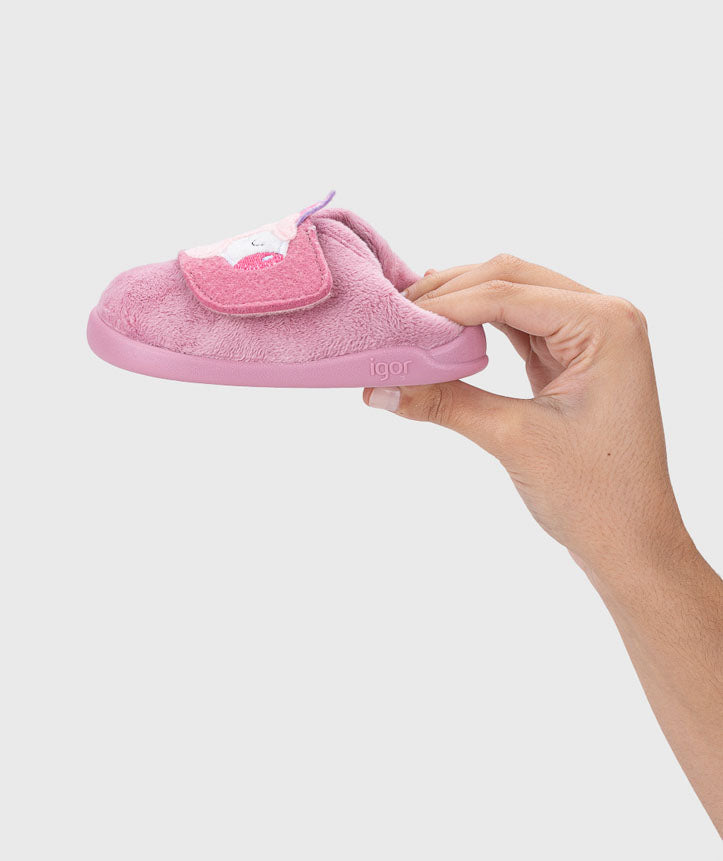 Zapatillas que respetan los pies de los niños - Igor Homie Unicornio Rosa