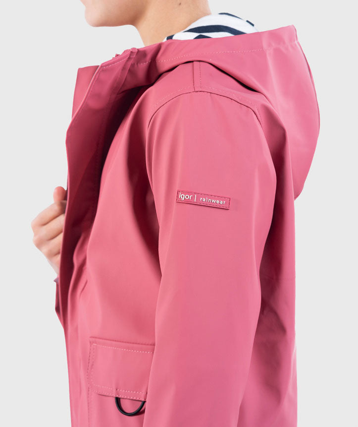 Botas impermeables que respetan los pies de los niños - Igor Yogi Frambuesa