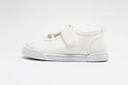 Zapatillas de lona que respetan los pies de los niños - Blanditos Pomelo Blanco 