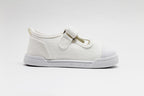 Zapatillas de lona que respetan los pies de los niños - Blanditos Pomelo Blanco 