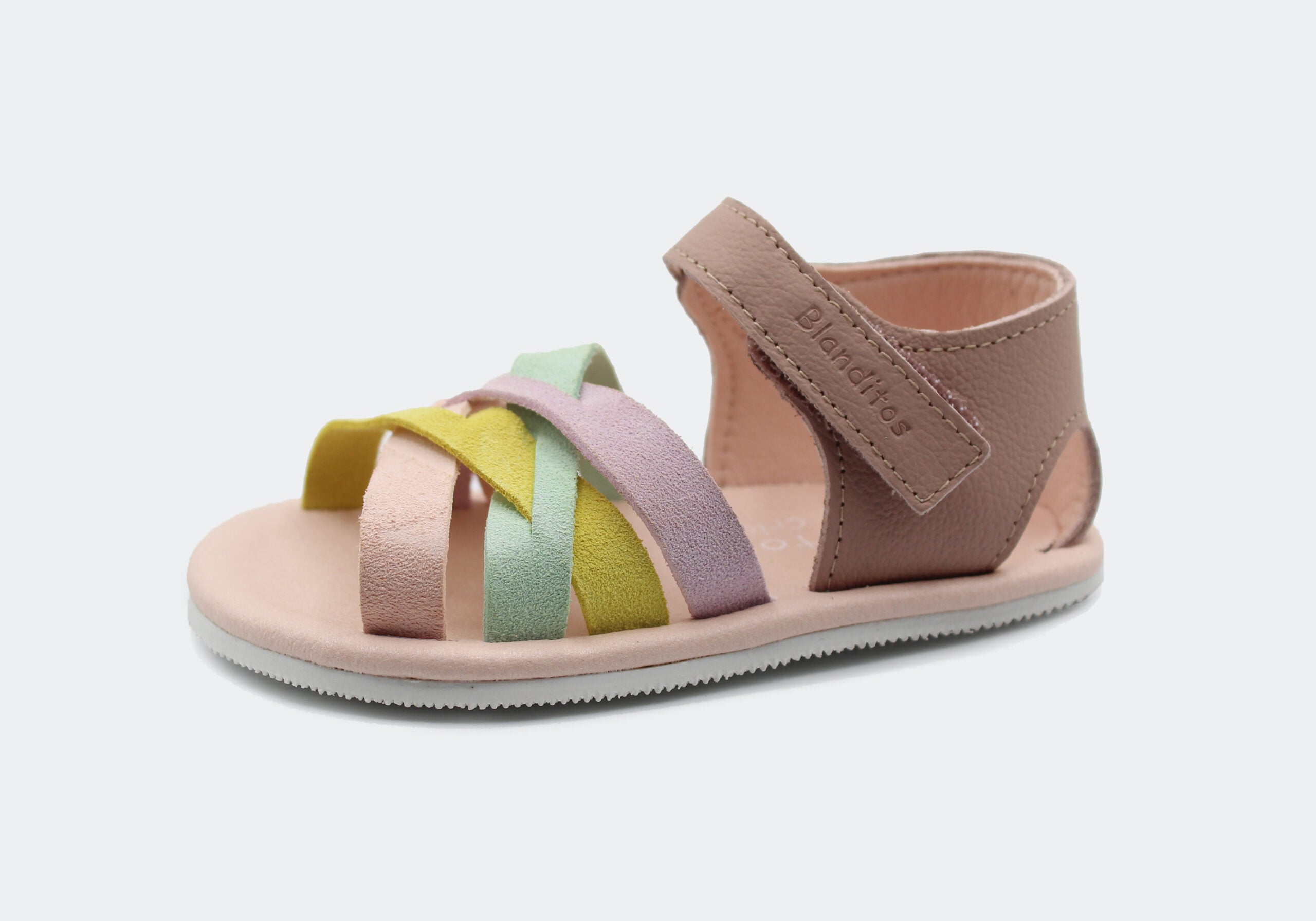 Sandalias que respetan los pies de los niños - Blanditos Selva Color 