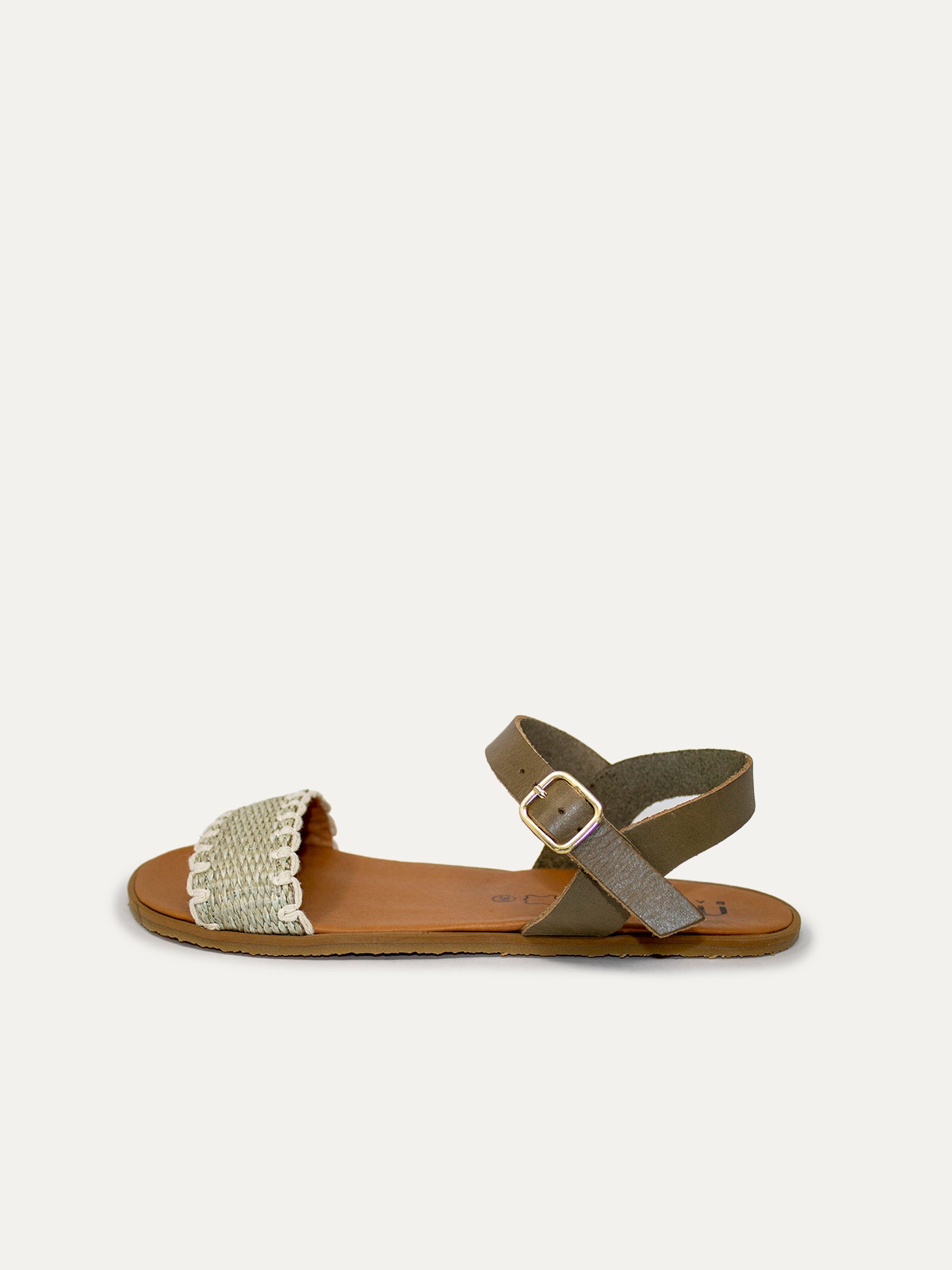 Sandalia Creta para adultos, cómoda para los pies - Blanditos Blanco 