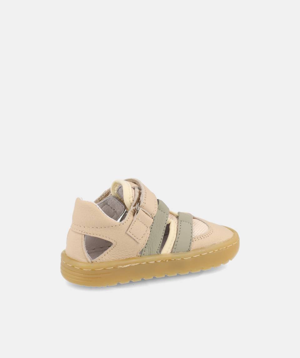 Zapatillas deportivas que respetan los pies de los niños - Blanditos Lisboa Ocre