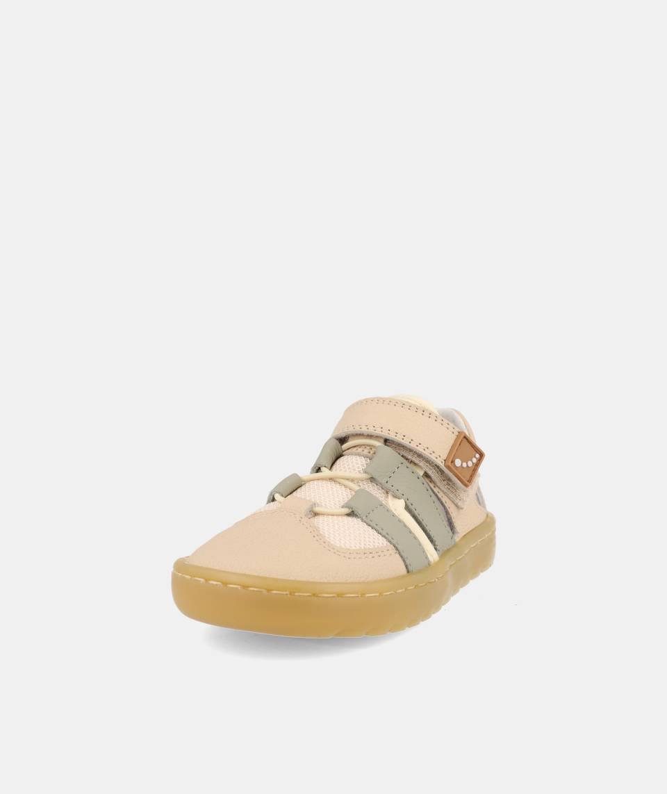 Zapatillas deportivas que respetan los pies de los niños - Blanditos Lisboa Ocre