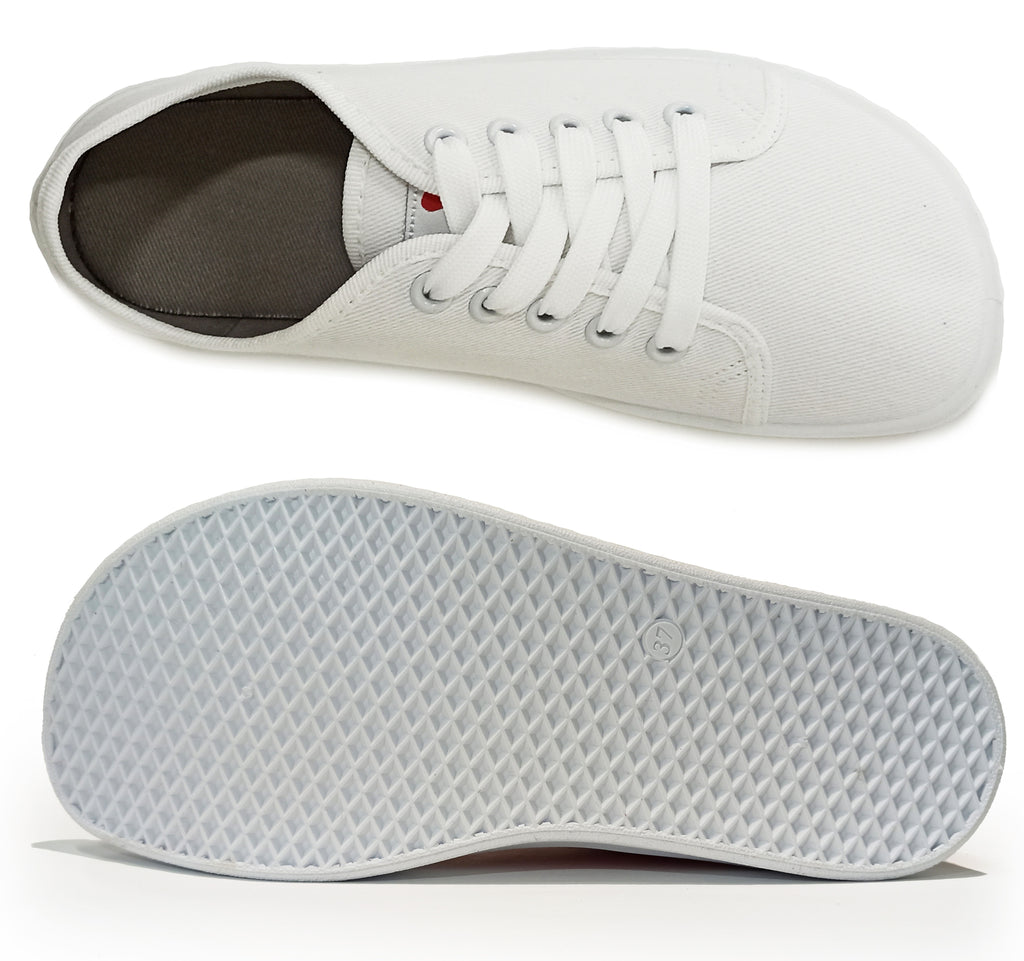 Zapatillas blancas Respectful Starter para adultos - Anatómicas