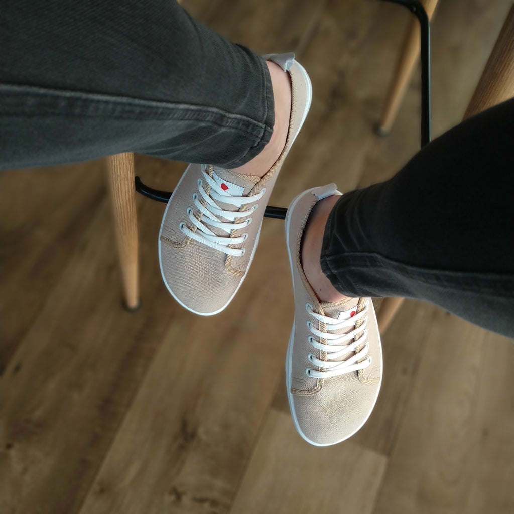 Zapatillas deportivas Respectful Starter Eco Beige para adultos - Anatómicas