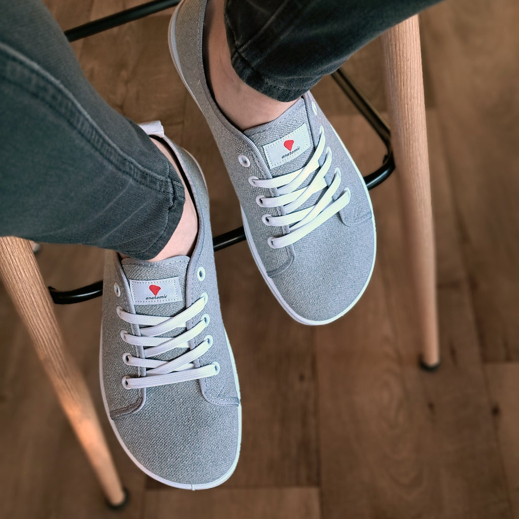 Zapatillas deportivas Respectful Starter Eco Gray para adultos - Anatómicas