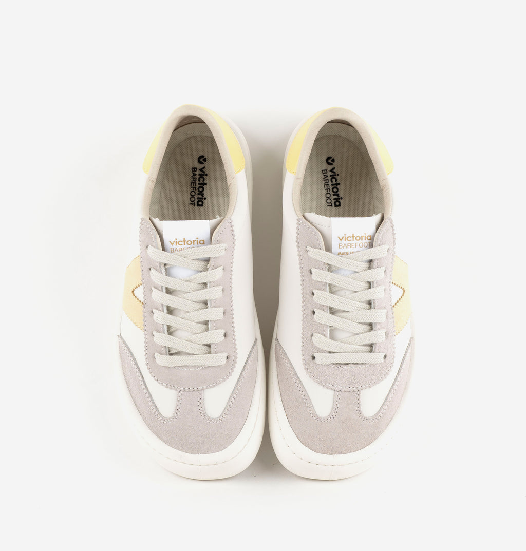 Zapatillas descalzas para adultos de piel y ante - Victoria Olmo Beige (Leopardo) 