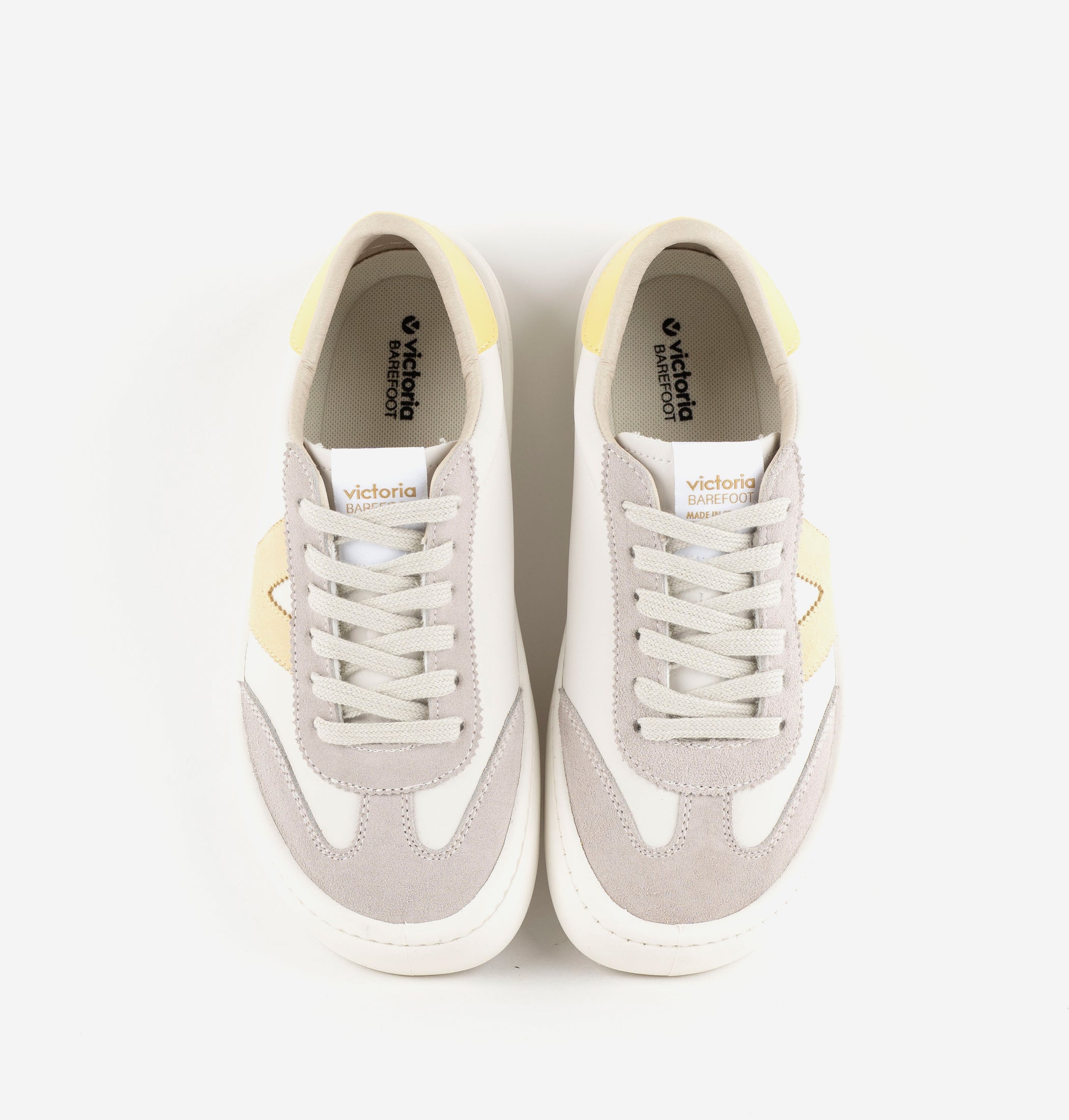 Zapatillas descalzas para adultos de piel y ante - Victoria Olmo Beige (Leopardo) 