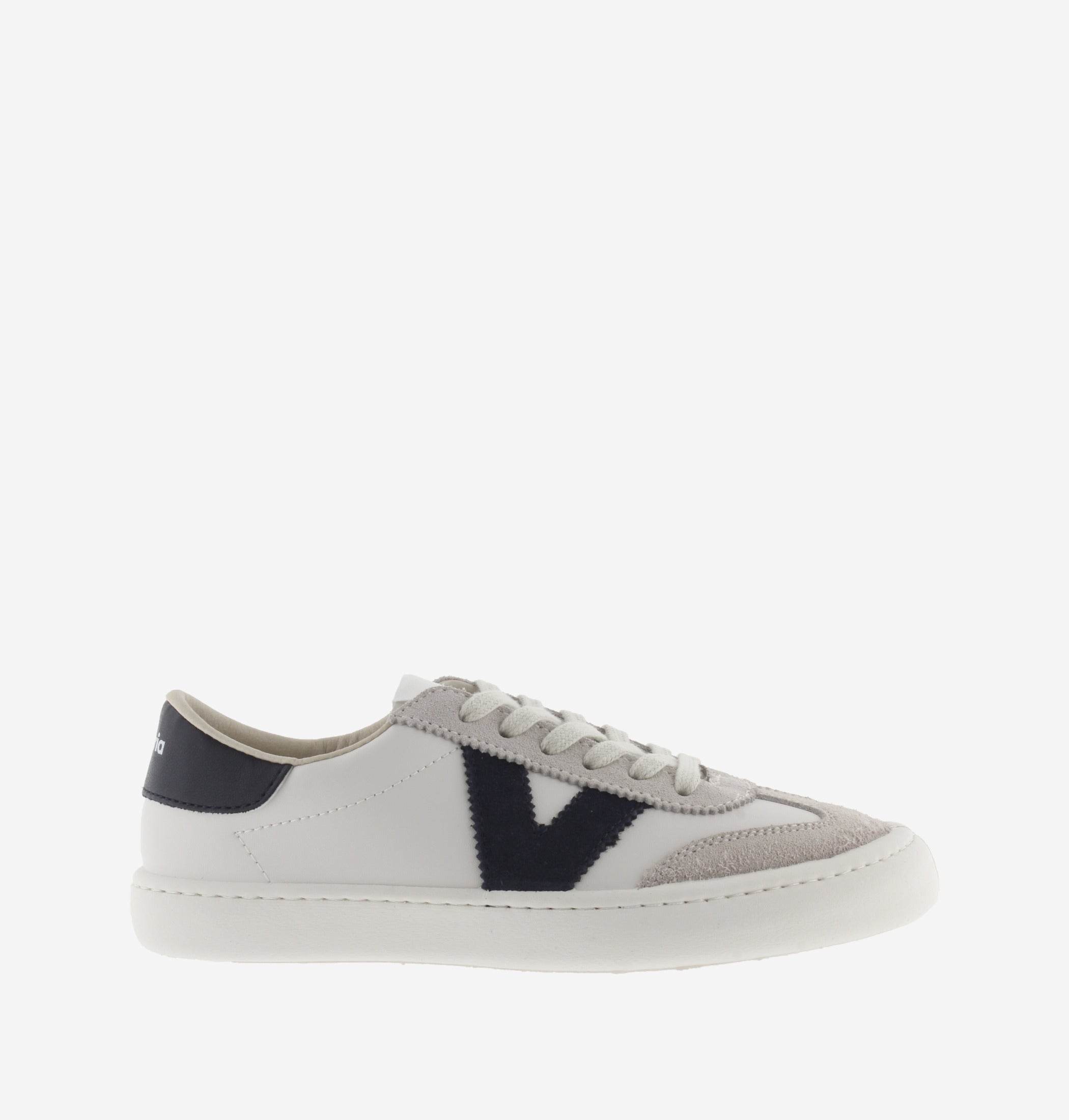 Zapatillas descalzas para adultos de piel y ante - Victoria Olmo Navy 