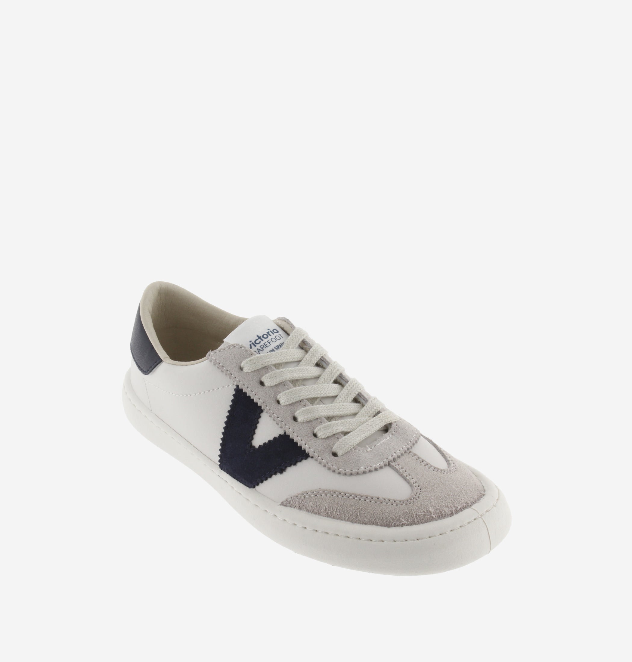 Zapatillas descalzas para adultos de piel y ante - Victoria Olmo Navy 