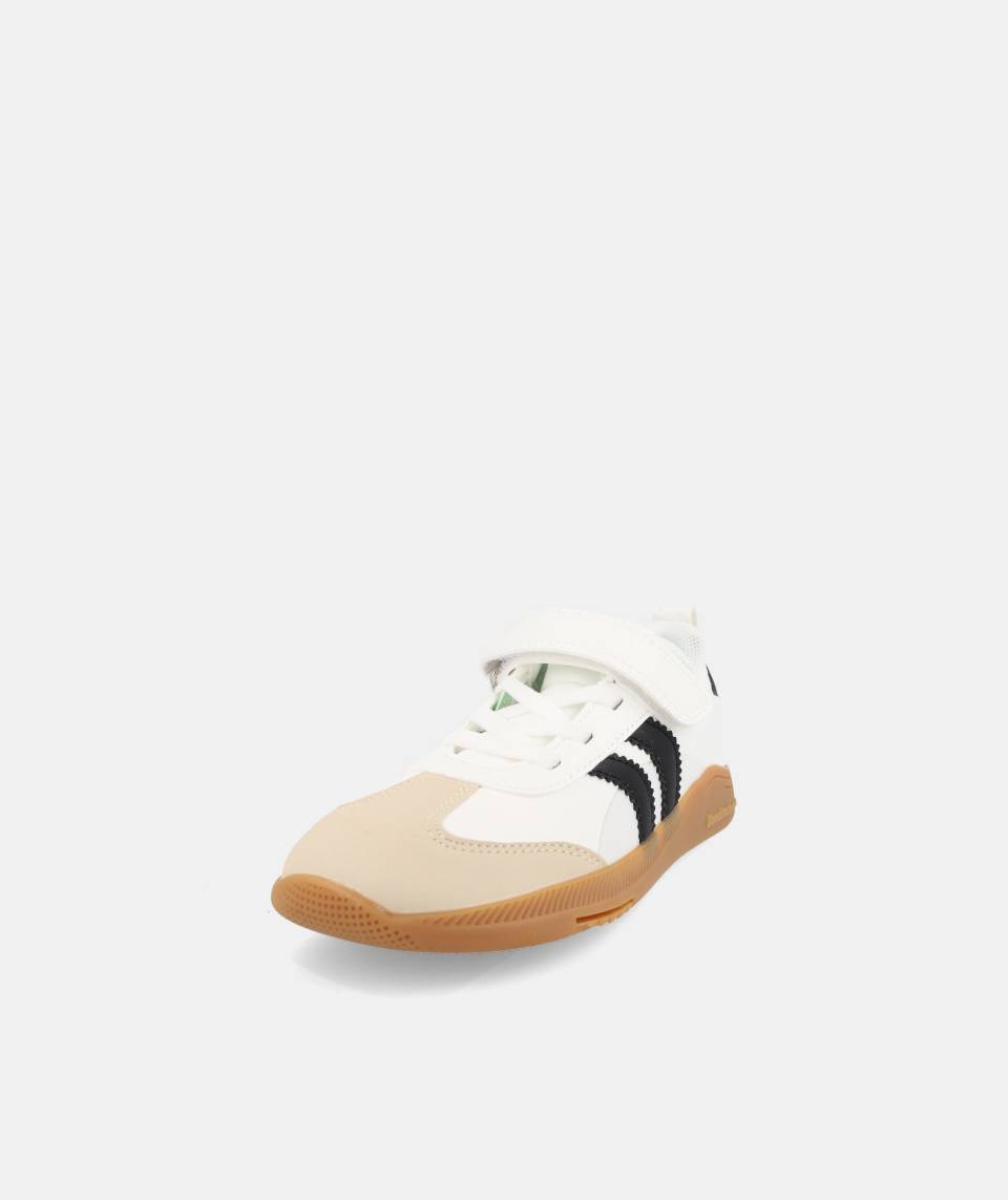 Zapatillas deportivas que respetan los pies de los niños - Blanditos Ares Vegan White 