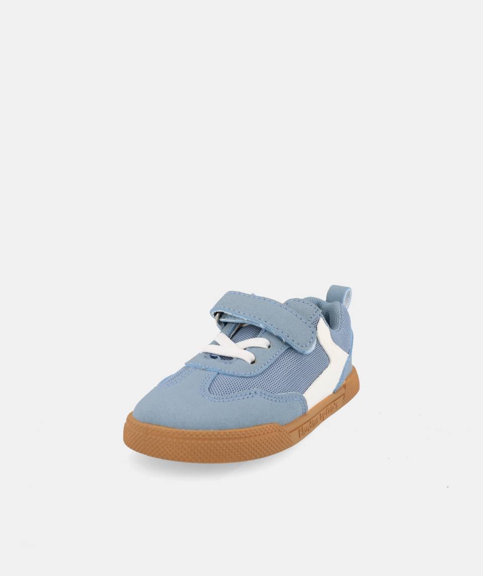 Zapatillas deportivas que respetan los pies de los niños - Blanditos Flash Vegan Blue 