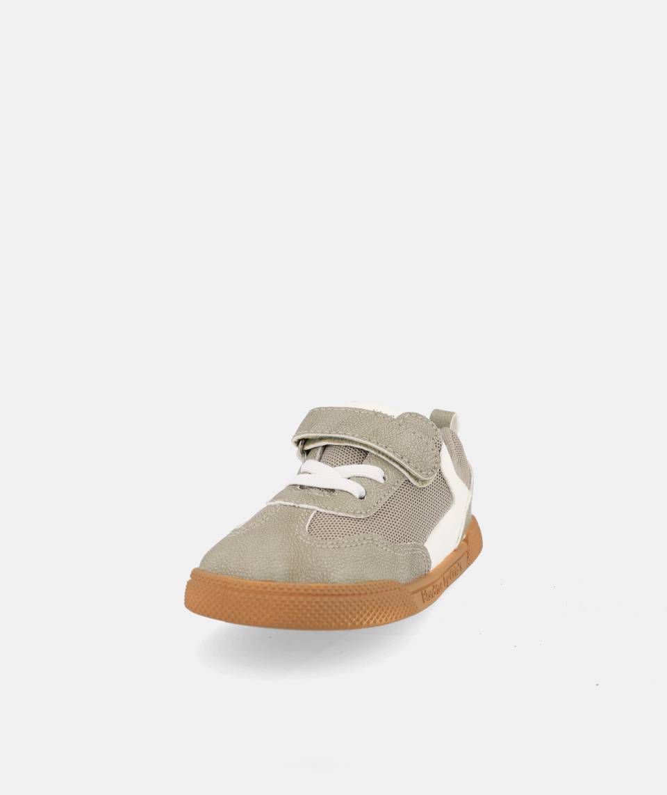 Zapatillas deportivas que respetan los pies de los niños - Blanditos Flash Vegan Green 