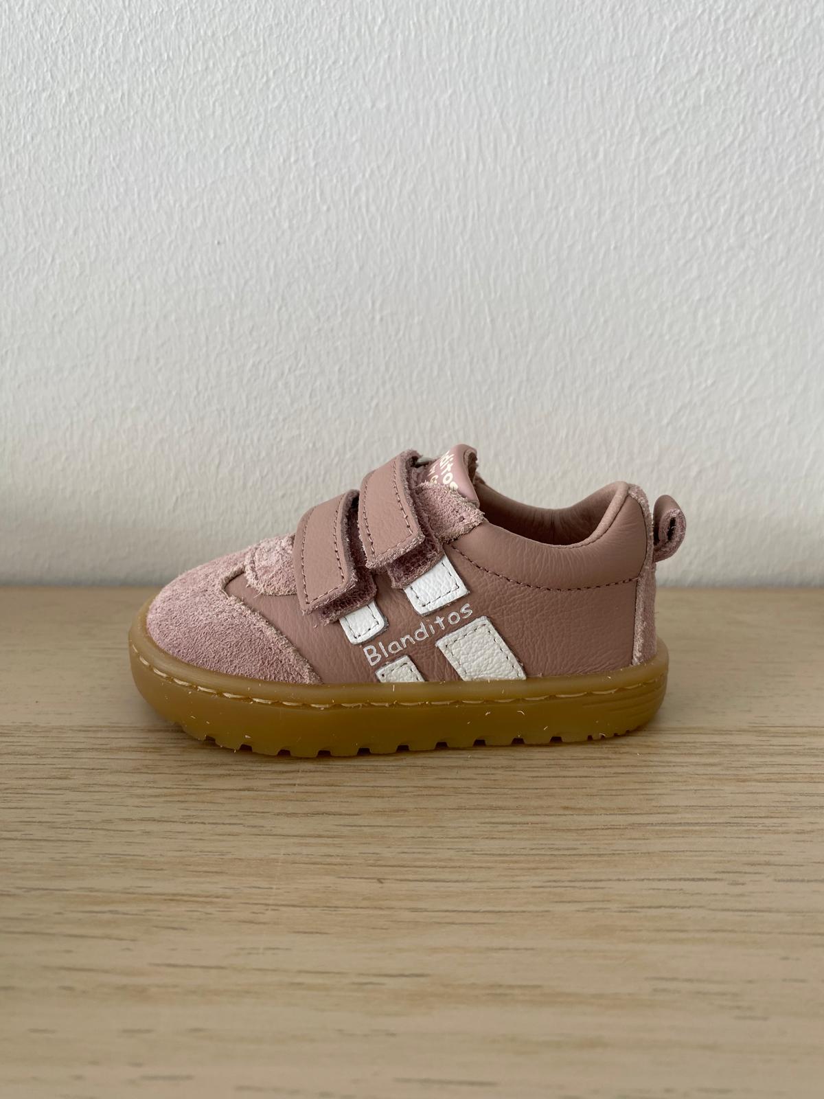 Calzado deportivo que respeta los pies de los niños - Blanditos Lisboa Rosa