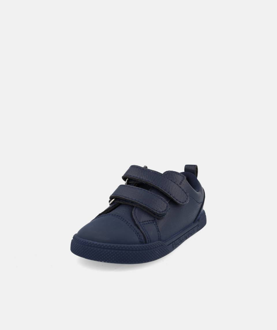 Zapatillas deportivas que respetan los pies de los niños - Blanditos Zeus Vegan Navy Blue 