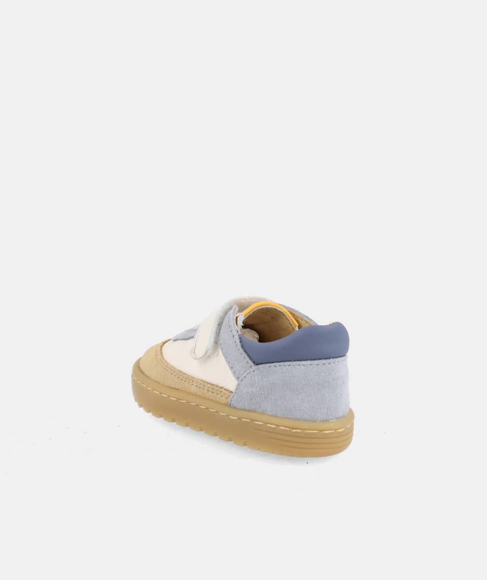 Zapatillas deportivas que respetan los pies de los niños - Blanditos Lagos Azul