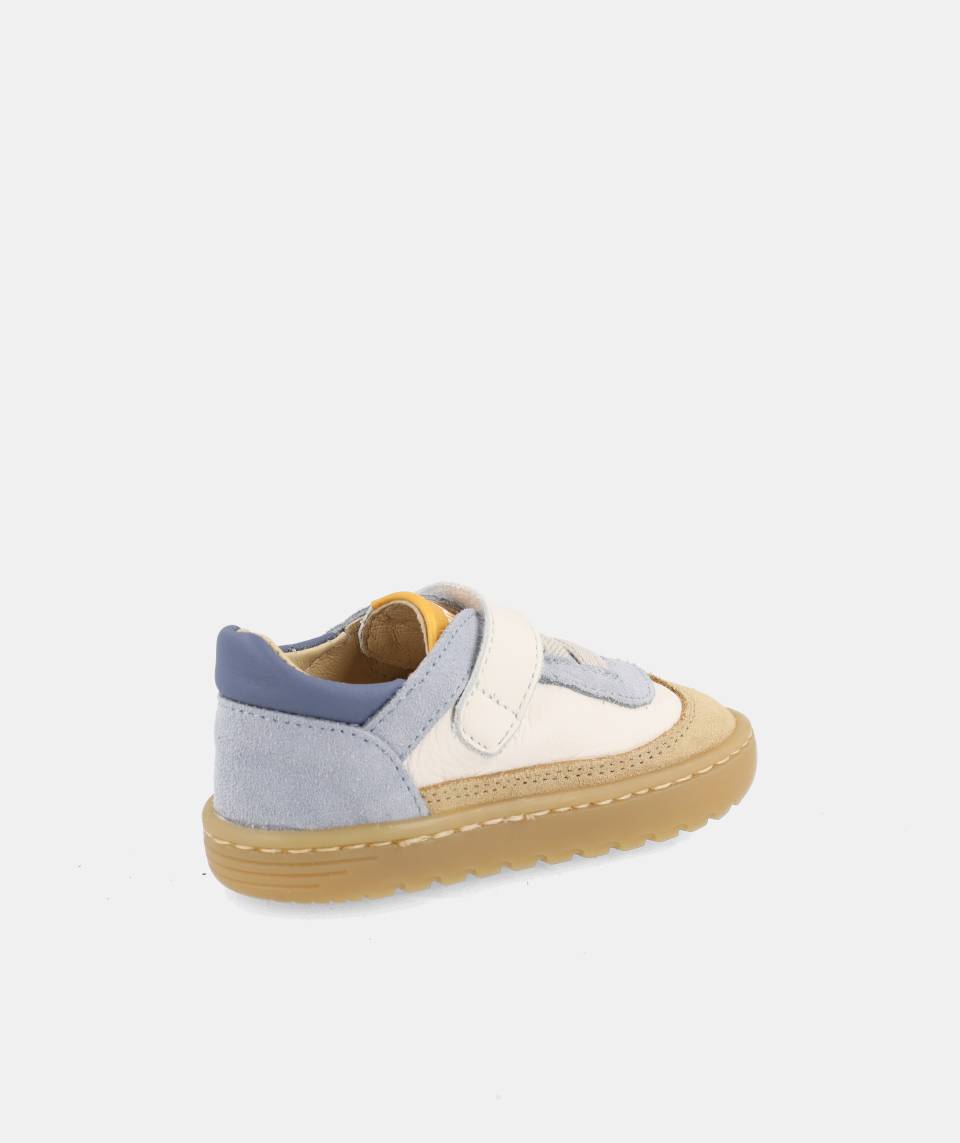 Zapatillas deportivas que respetan los pies de los niños - Blanditos Lagos Azul
