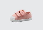 Zapatillas de lona que respetan los pies de los niños - Blanditos Coco Rosa 