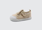 Zapatillas de lona que respetan los pies de los niños - Blanditos Guinda Beige 
