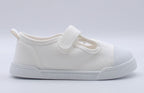 Zapatillas de lona que respetan los pies de los niños - Blanditos Pomelo Blanco 