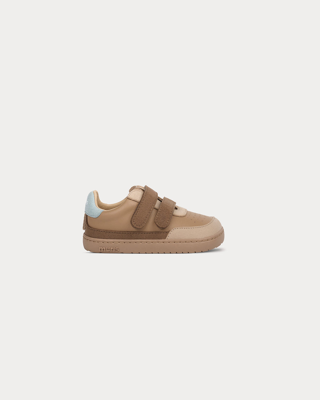 Zapatillas deportivas para niños descalzos - Muris Petra Mini Bark Brown 