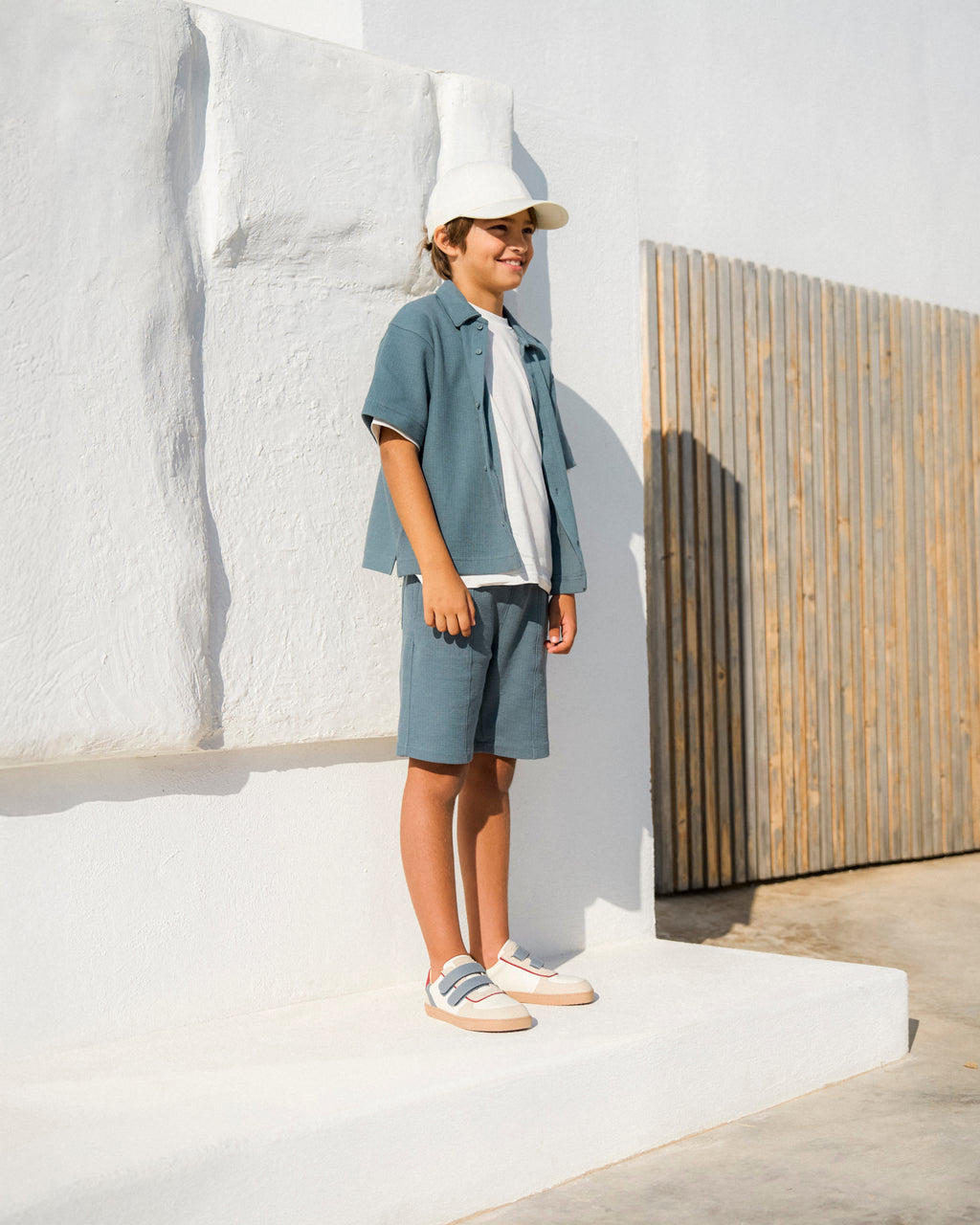 Zapatillas deportivas para niños descalzos - Muris Petra Junior Marrón corteza 