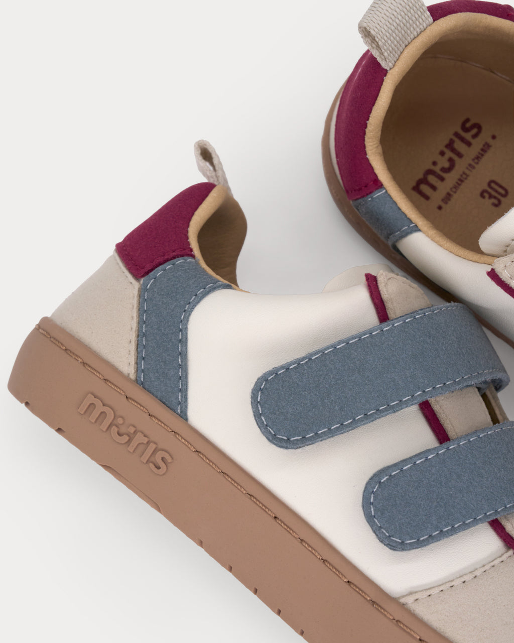 Zapatillas deportivas para niños descalzos - Muris Petra Junior Marrón corteza 