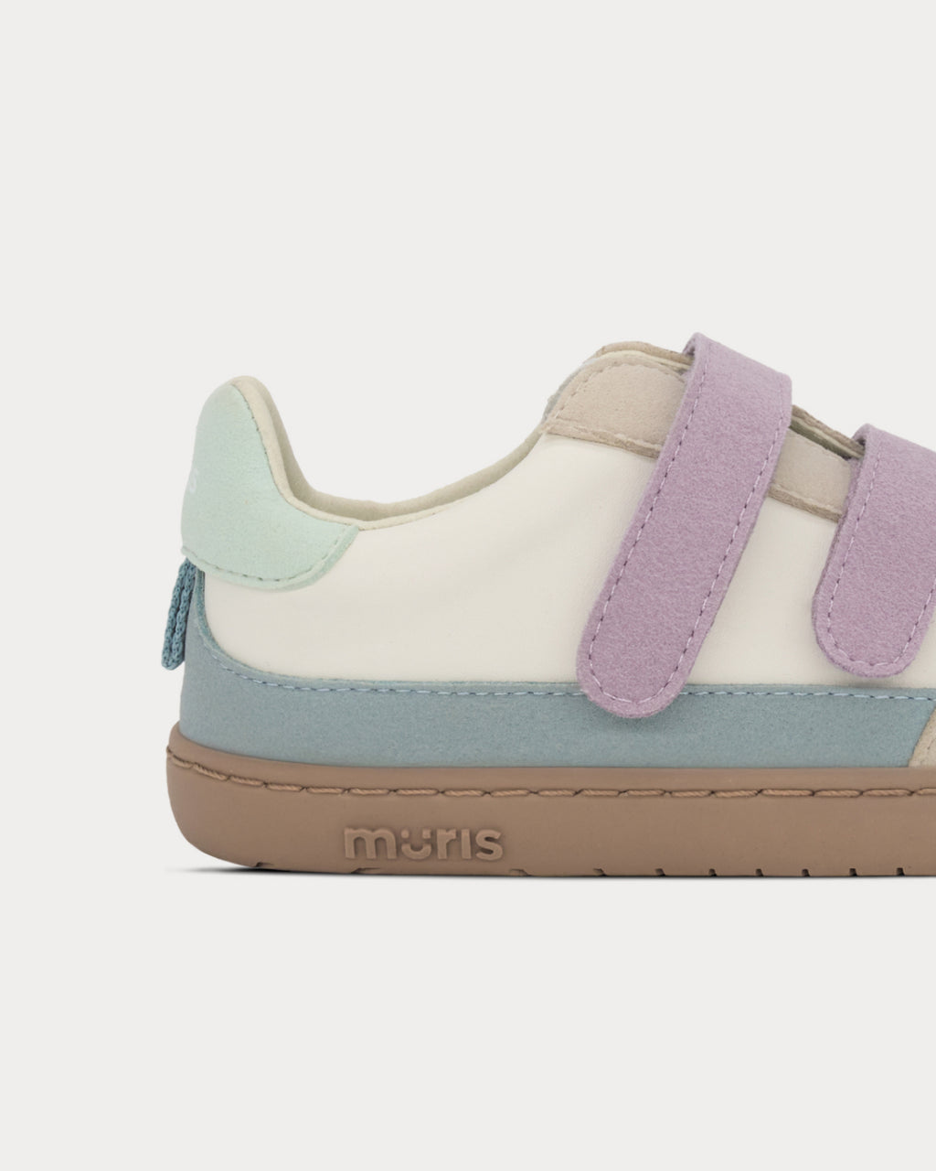 Zapatillas deportivas para niños descalzos - Muris Petra Mini Bark Brown 