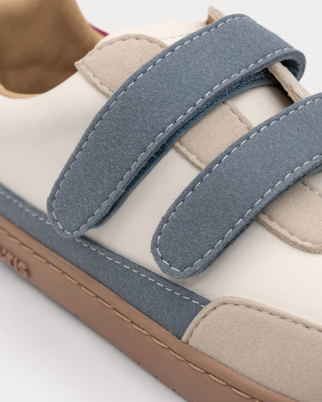 Zapatillas deportivas para niños descalzos - Muris Petra Mini Bark Brown 