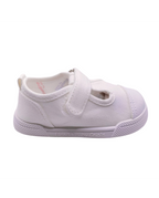 Zapatillas de lona que respetan los pies de los niños - Blanditos Pomelo Blanco 