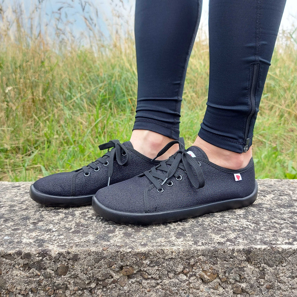 Zapatillas de lona natural para adultos respetuosas - Anatómicas
